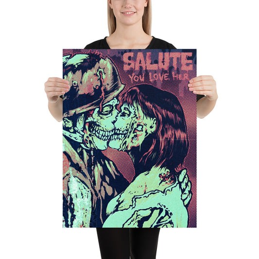 'SALUTE' YOU LOVE HER Poster